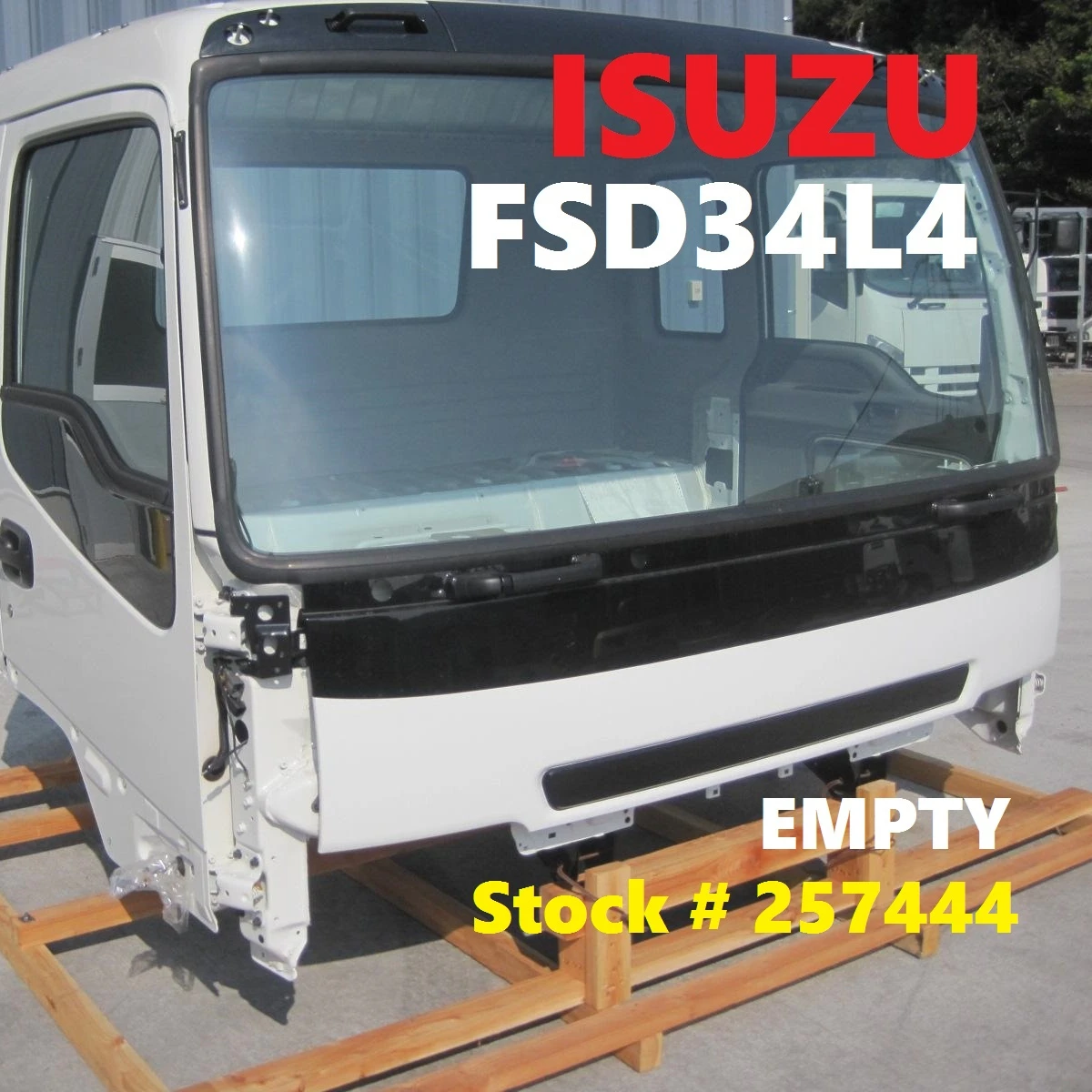 Japanese Genuine ISUZU Steel Parts Superior Used Truck Cabin