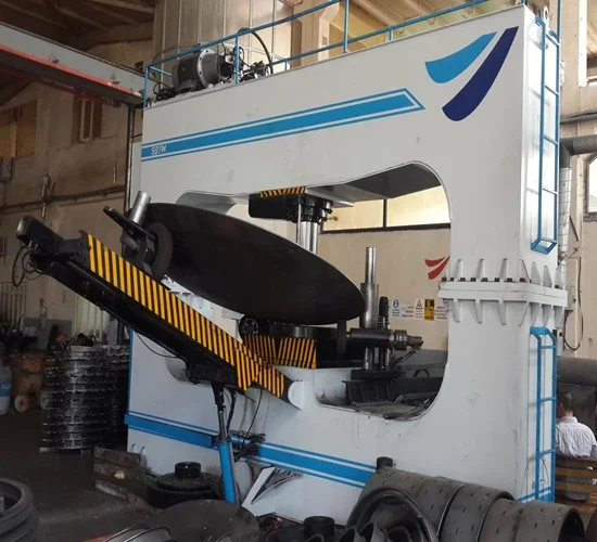 Hydraulic Dishing Press with Automatic Manipulator