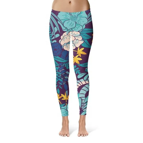 
Wholesale 3d Sublimation design Leggings print galaxy skinny running leggings for women sports thigh Sublimation Yoga Pants 
