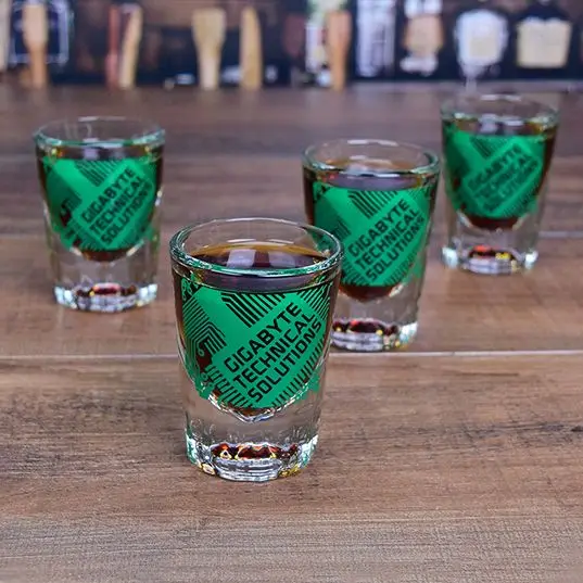 
Custom Personalized Screen Printed Bar Shot Glasses 