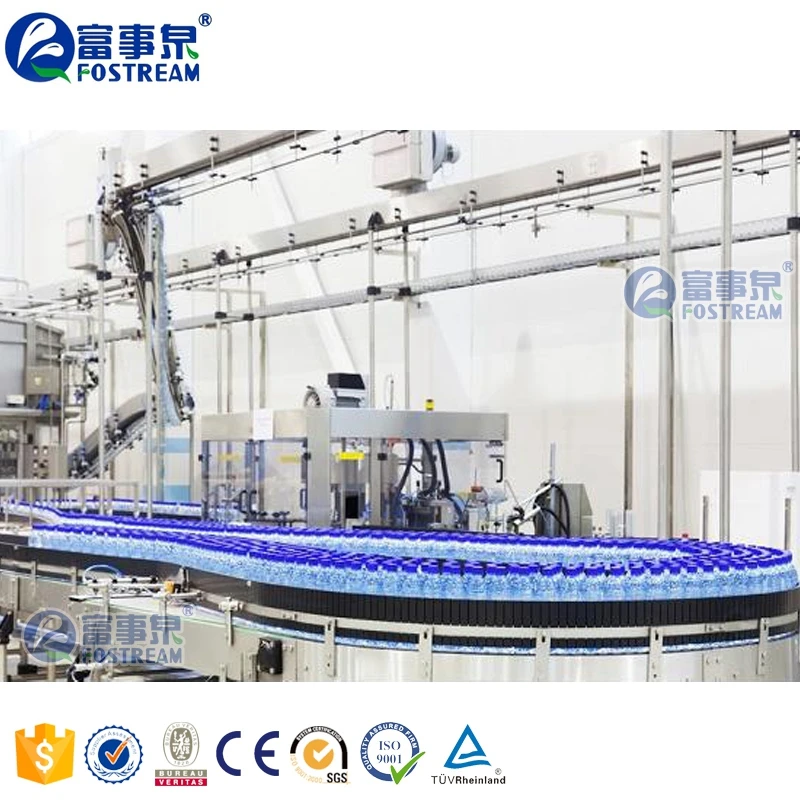 Automatic CGF 12-12-4 Purified Water Filling And Capping Machine / Plastic Bottled Water Manufacturers