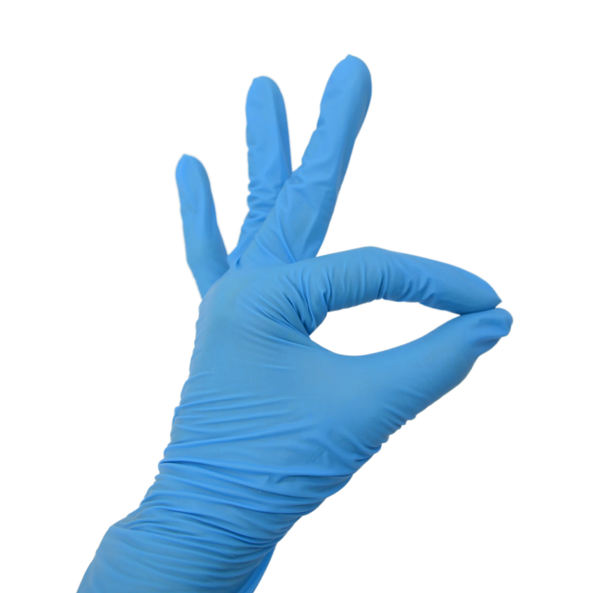 
Natrual Rubber Biodegradable Non Sterile Wholesale Food Grade Examination Powder Free Nitirle Latex Gloves 