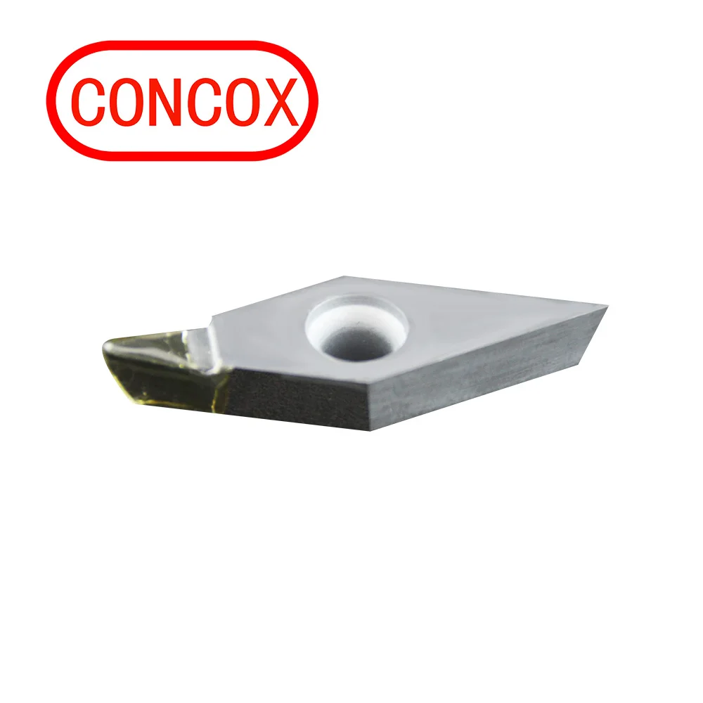 VCGT160402 горячая Распродажа Заводская поставка pcd карбидная cnc вставка для внешнего токарного инструмента