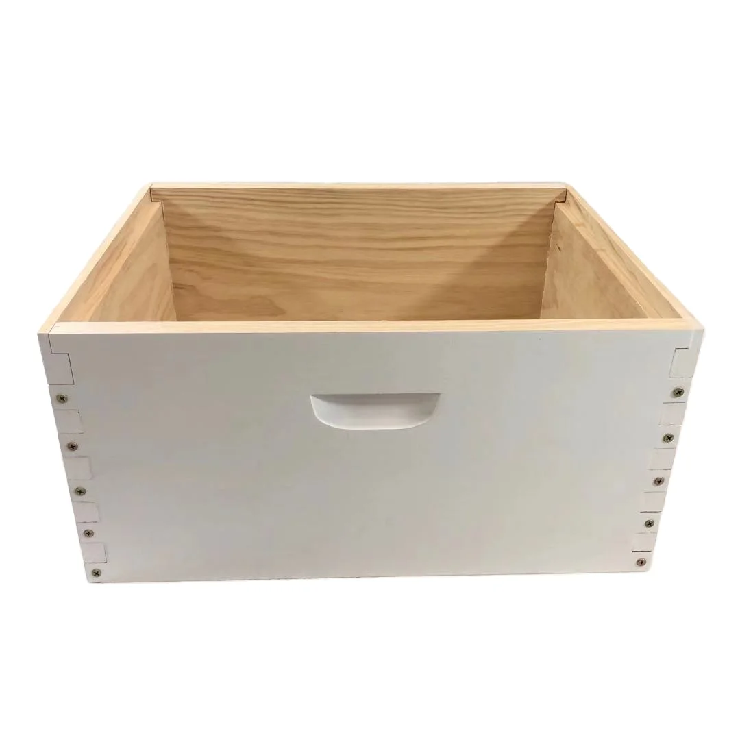 High quality radiata pine wood Bee hive apiculture beekeeping equipment Double beehive