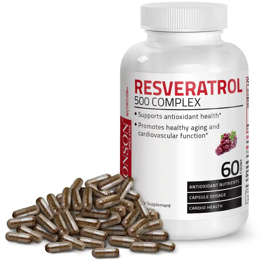 
Resveratrol Complex - 500 mg - 60 Capsules 