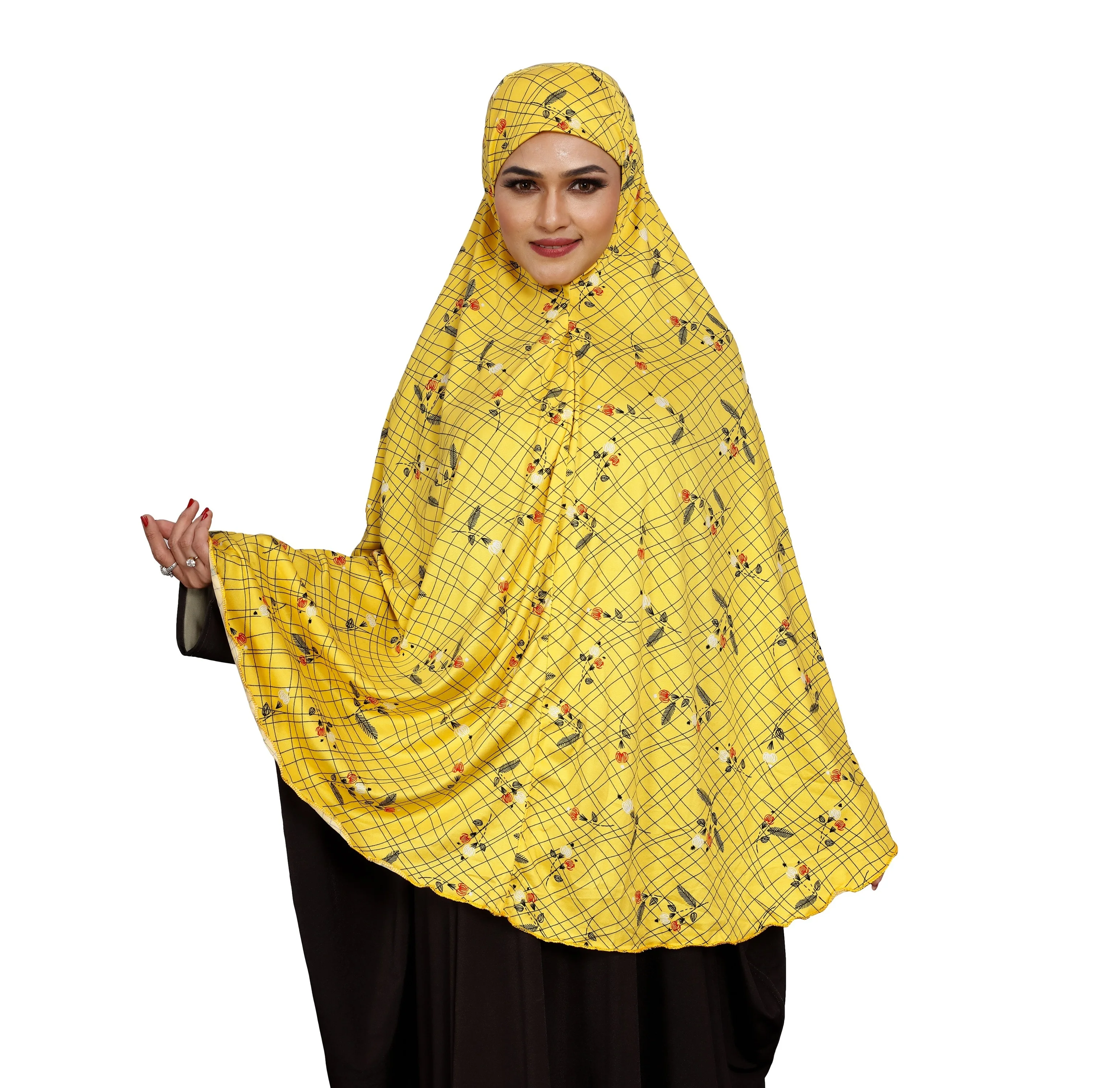 Wholesale Cheap Women Polyester Printed Licra Fabric Arab Scarf