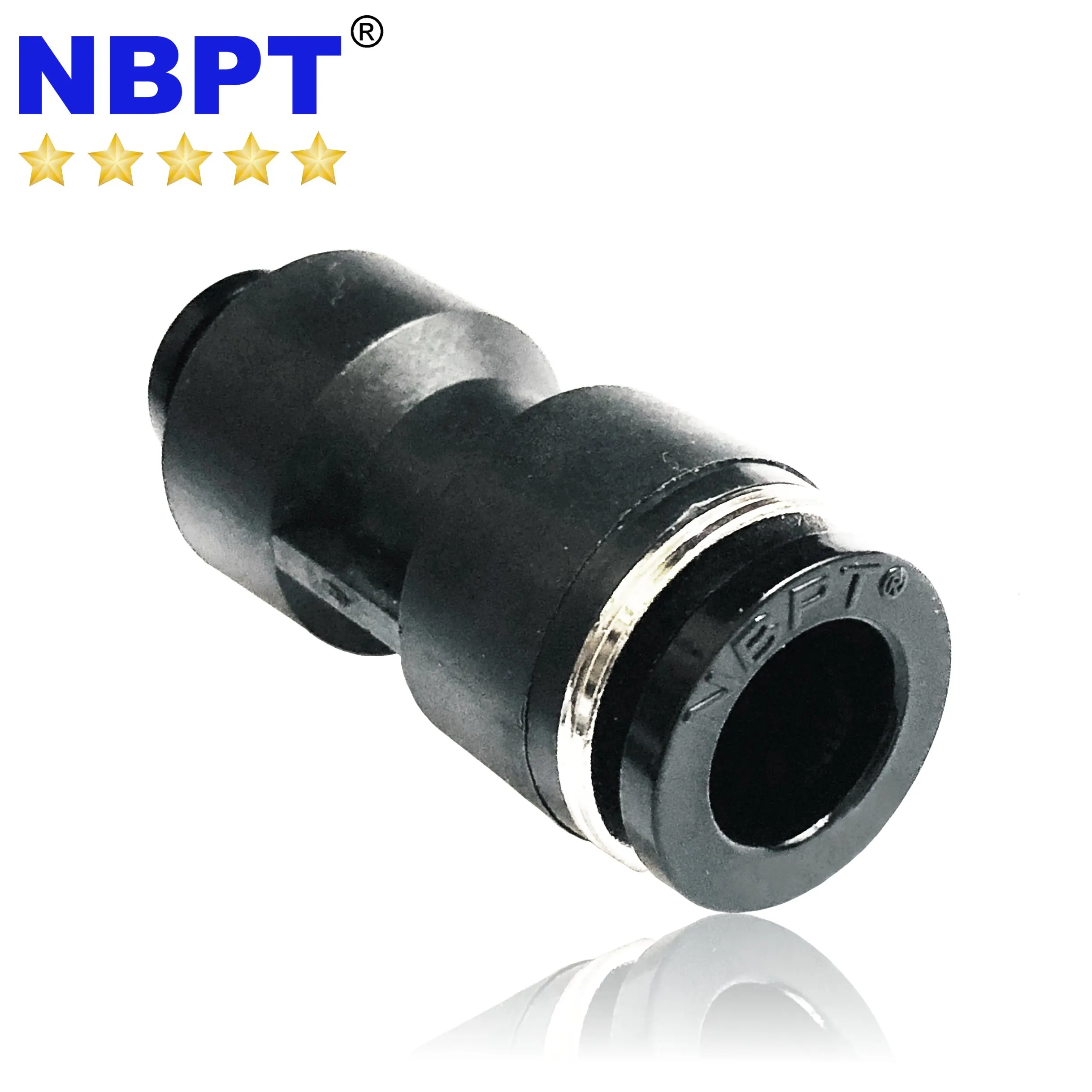 Одним касанием вставьте для подключения полиуретанового пластика, пневматический полиуретановый трубчатый фитинг, равный прямой Соединительный Быстрый фитинг от NBPT