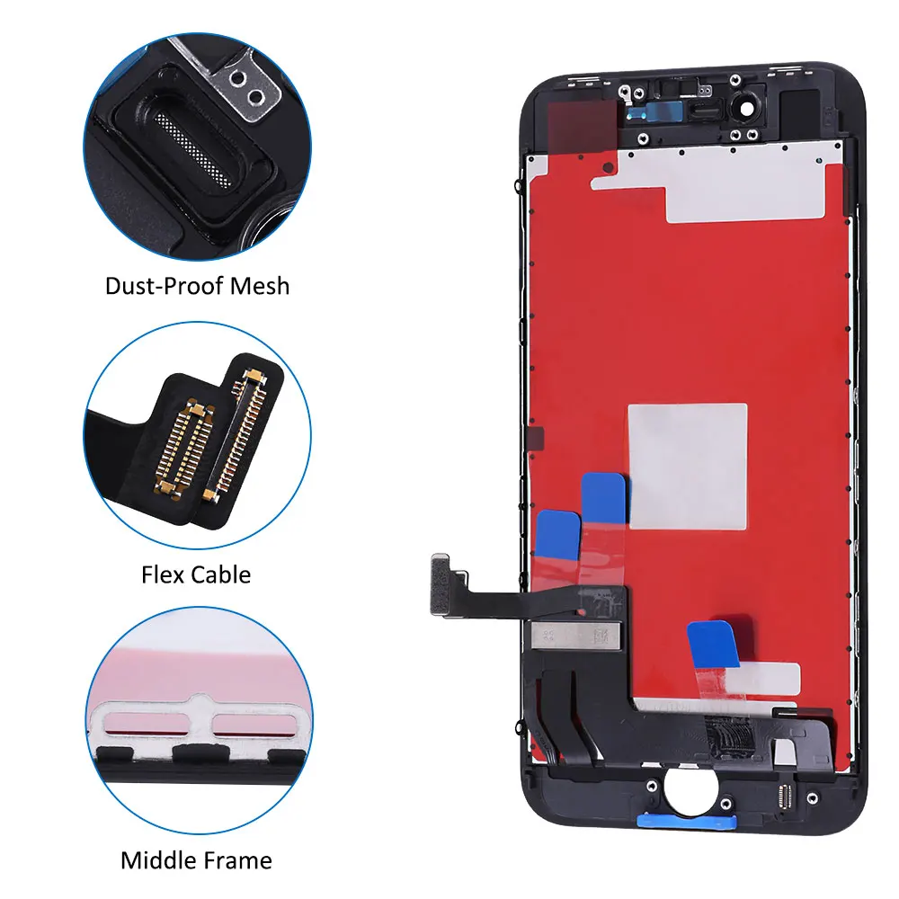  ЖК-экран для мобильного телефона iPhone X XS XR Max 11 12 Mini Pro 6 6S 7 8 Plus ЖК-дисплей с дигитайзером