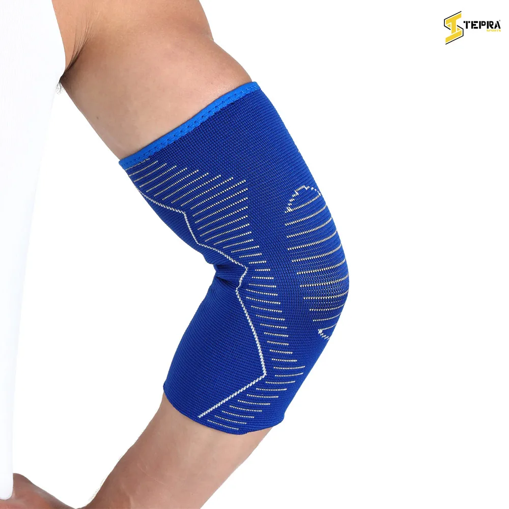 New Design Professional Blue Sports Braces Series Elbow Pads Support Arm Joint Injury Prevention With Or Without Handle