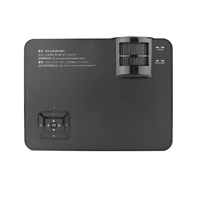 Видеопроектор SD150, 4,3 дюйма, ЖК-дисплей 1280*720, разрешение 720P, домашний кинотеатр, поддержка смартфона 1080P, Wi-Fi соединение