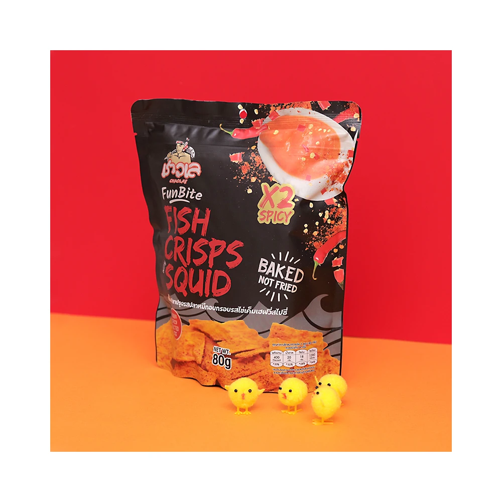 Лучшее качество морепродукты закуски рыба чипсы кальмар (тяжелые острые соленые яйца)-Сушеные Рыбные из Таиланда