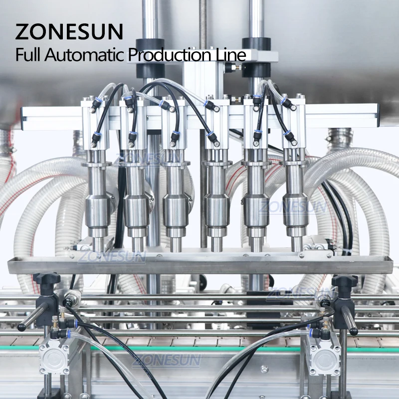 ZONESUN ZS-FAL180A3 машина для розлива стеклянных бутылок масла варенья сока