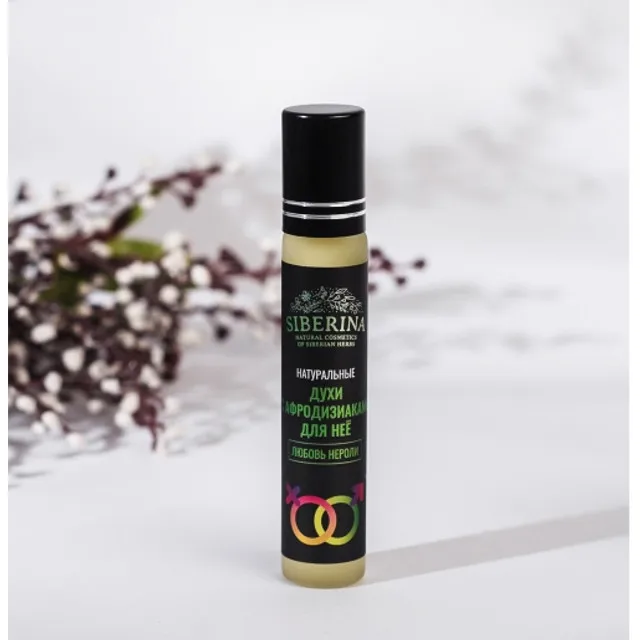 Pure Natural Bio herbal Bio Perfume with aphrodisiacs for her LOVE NEROLI bergamot mint neroli sandalwood