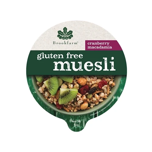 Брукферма без глютена Muesli To Go 50 г, сделано в австралии
