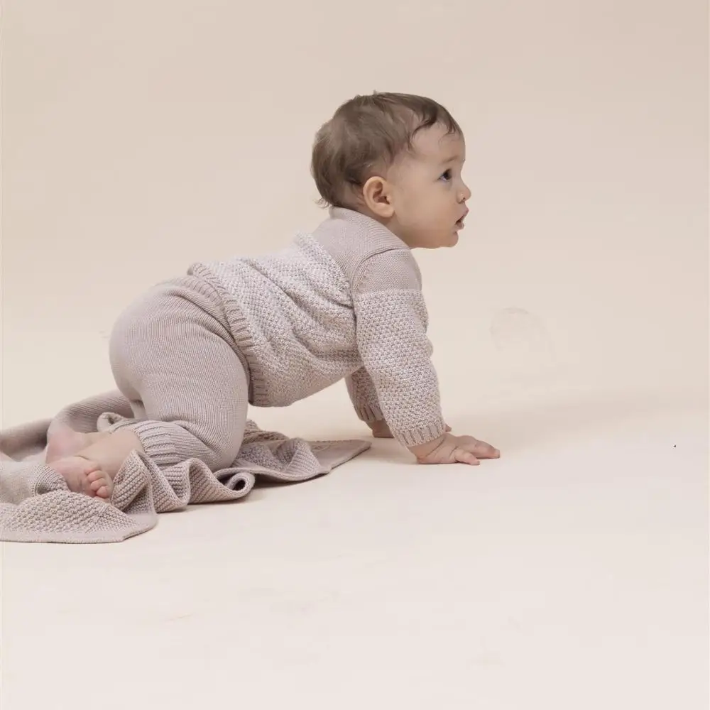 
Organic Cotton Knitted Baby Jumper, Pullover, Sweater 