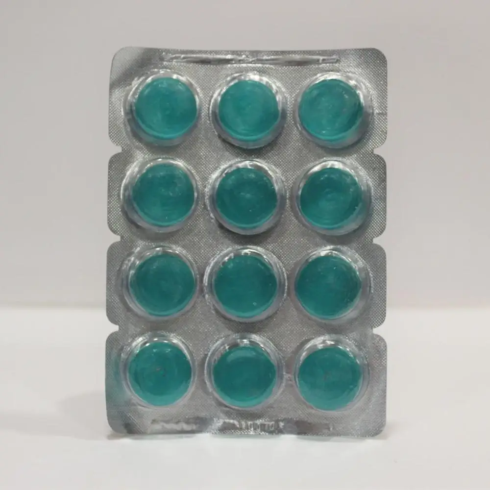 
Ayurvedic immunizer mint cool lozenge for bad breath sore throat from india 