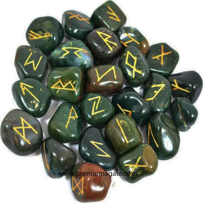 Набор рун из кровяного камня: Оптовая продажа рун из Индии