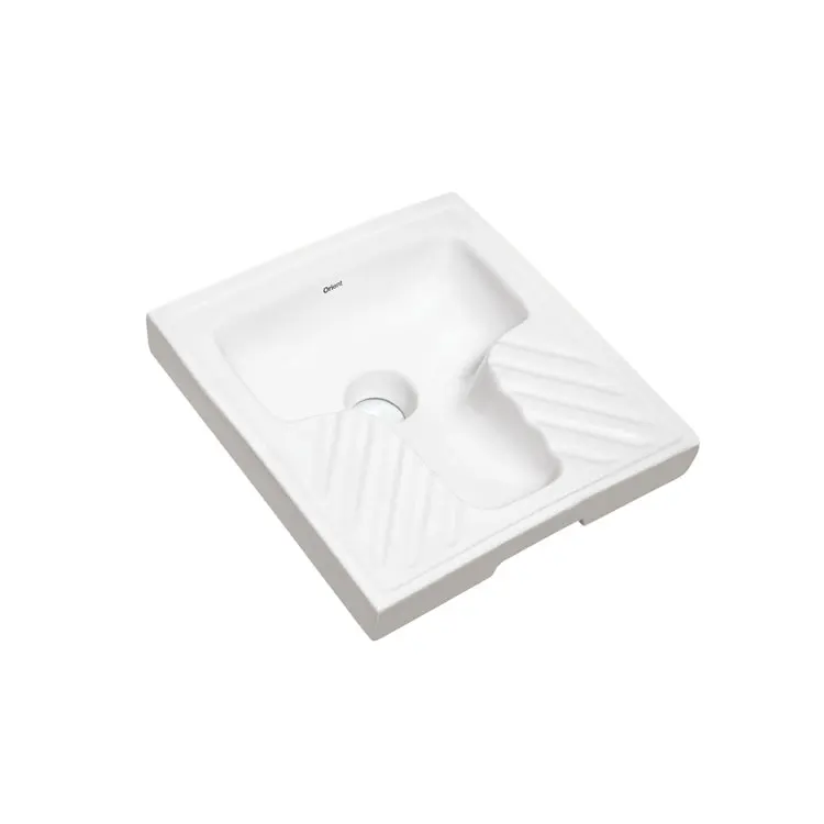 Easy to Clean Polished Surface Ceramic Squatting Pan from Reputed