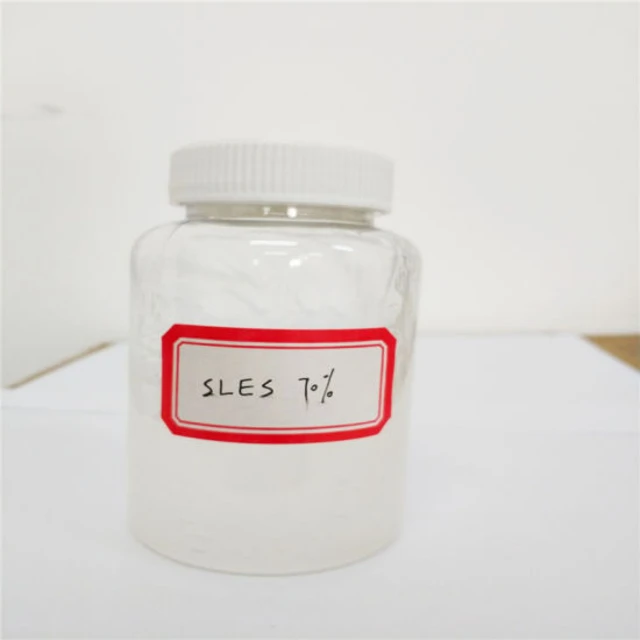 high Quality Detergent Materials Sles 70% Sodium Laureth Sulfate 70% Sles 28% Cas 68585-34-2