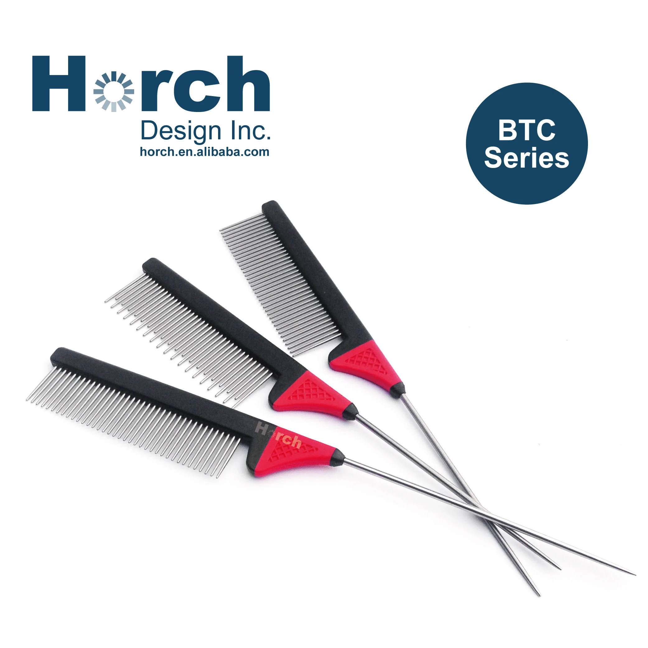 Hot Products 2020 Pet Tail Comb Metal Teeth Dog Hair Styling Brush