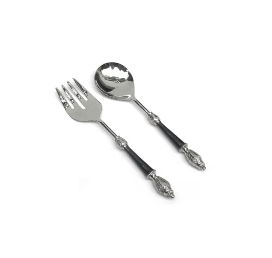 Stainless Steel Spoon and Fork With Mother Of Pearl Handle Cutlery Set Includes Fork and Spoon Modern Design Cutlery