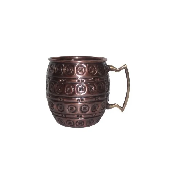 High Quality Manufacturer Moscow Mule Copper Mug Smirnoff Vodka and Ginger Beer Copper Mugs