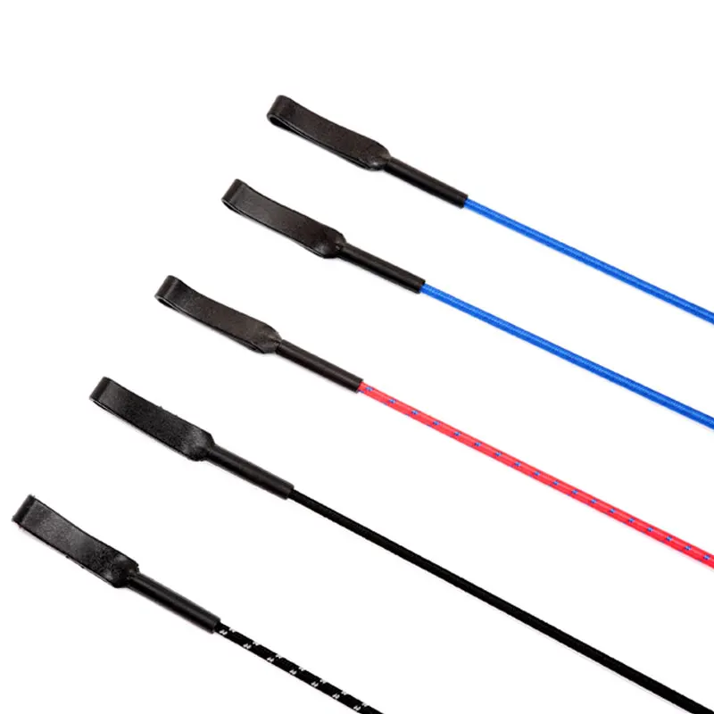 Hot Sale Race Driving Black Manufacturers Suppliers Training Leather Stick Lunge Riding Racing Horse Whip