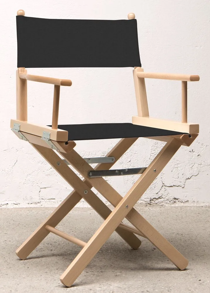 BLACK DIRECTOR P WOODEN FOLDING CHAIR SMART DESIGN TOP QUALITY ITALIAN STYLE COMFORT