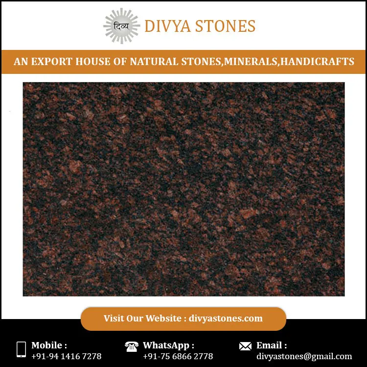 
Good Quality Tan Brown Granite Stone Price for Indoor/Outdoor Decoration 