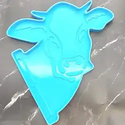 DIY farm cow head decoration hanging painting cow wall sticker DIY cow silicone mold diy crystal drop Yealink