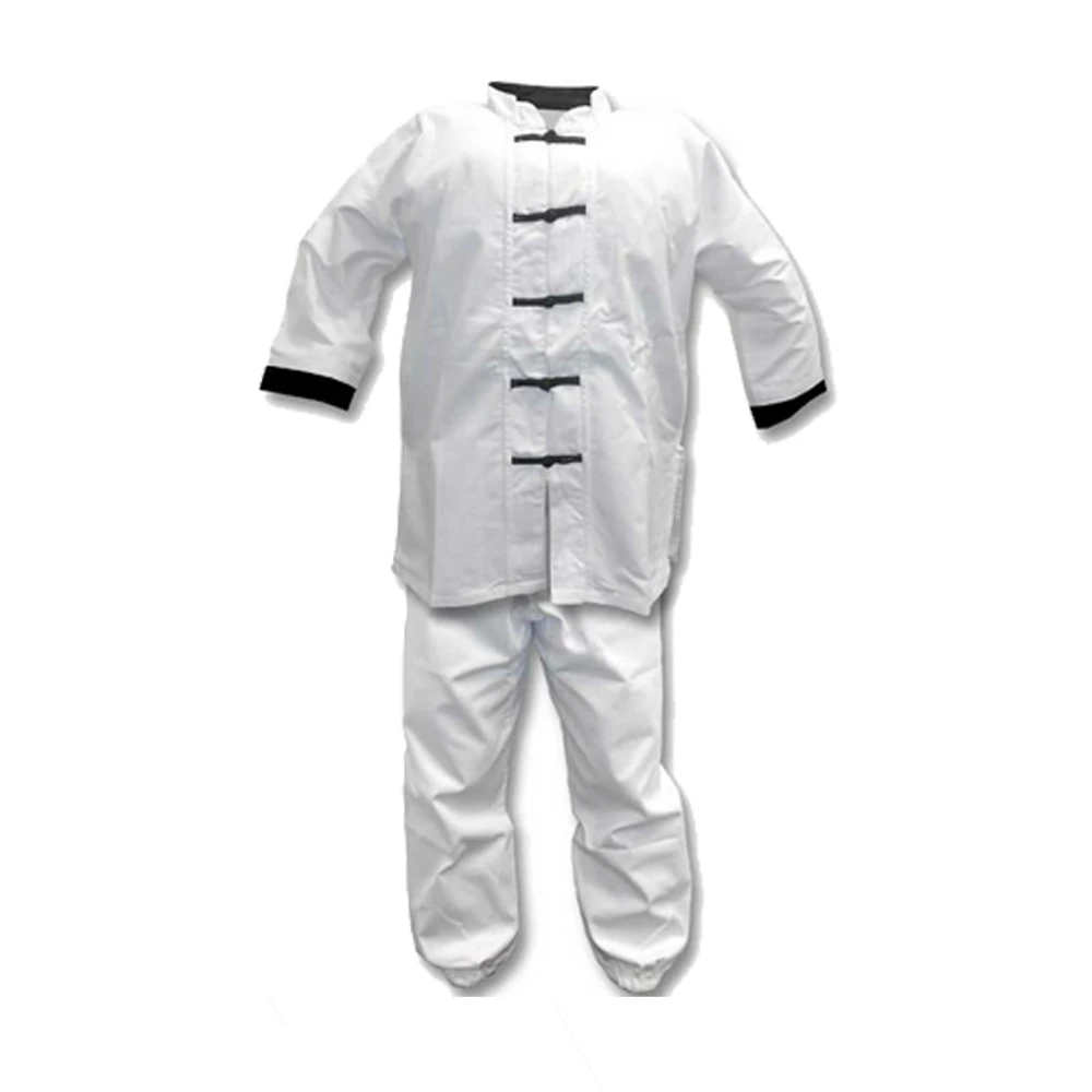 Customized Kung Fu Uniform custom taekwondo uniform Chinese traditional karate uniform satin and salik material and 100 cotton