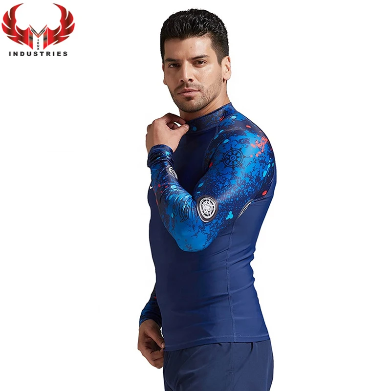 Куртка унисекс с длинным рукавом рубашки коротким Рашгард для премиум качества оптом мужчин Новый взрослых Сыпь гвардии