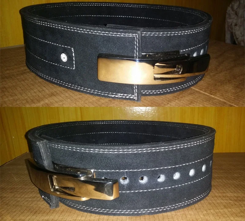 Weight Lifting Lever Belt Gym Training Straps Power Lifting Weight Lifting Leather Belt