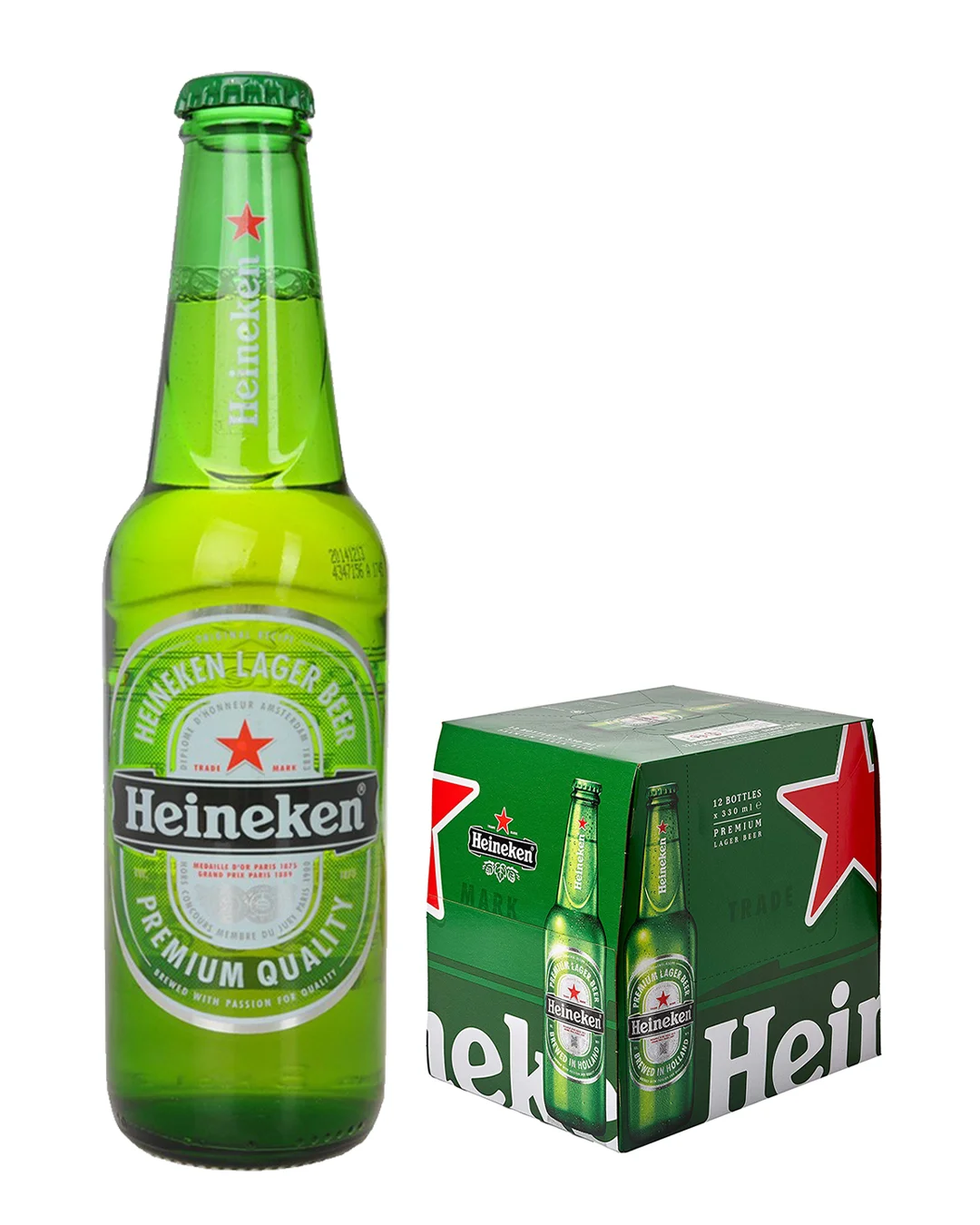 BULK HEINEKENS LARGER BEER IN BOTTLES IN 250ML.