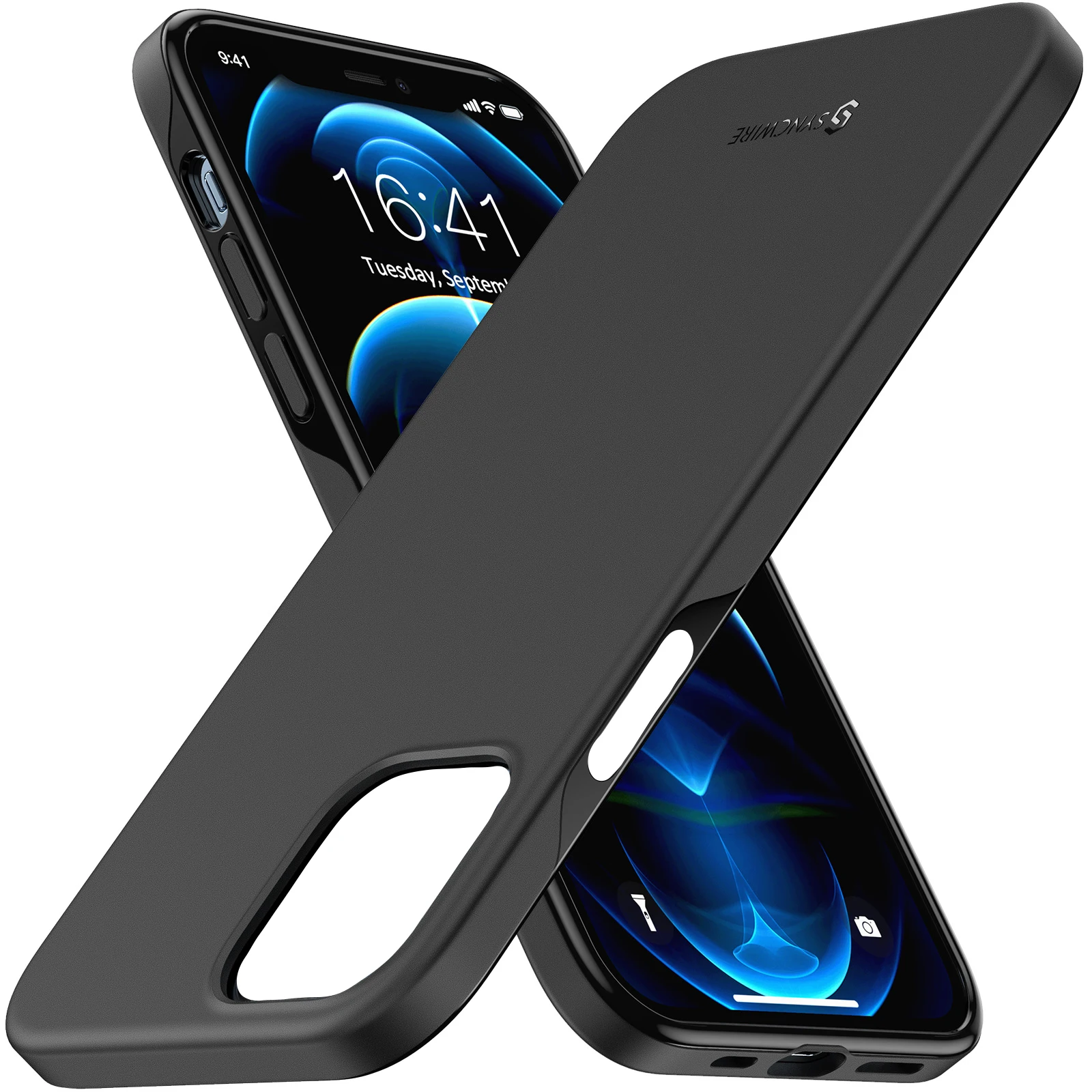 Syncwire Soft TPU and Anti-Fingerprint Protective Case for iPhone 12/iPhone 12 Pro