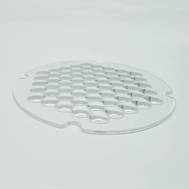 LED MULTI-LENS ARRAYS Optical multi array compound eye led lens made of glass, Customizable multi-led optic lens for stage