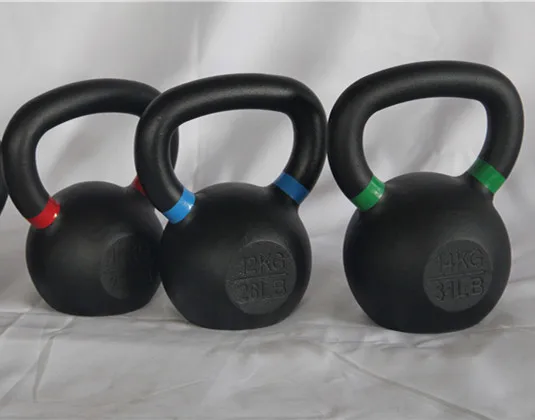 Factory Direct Sale Cast Iron Kettlebell Set Manufacturer with Custom Logo