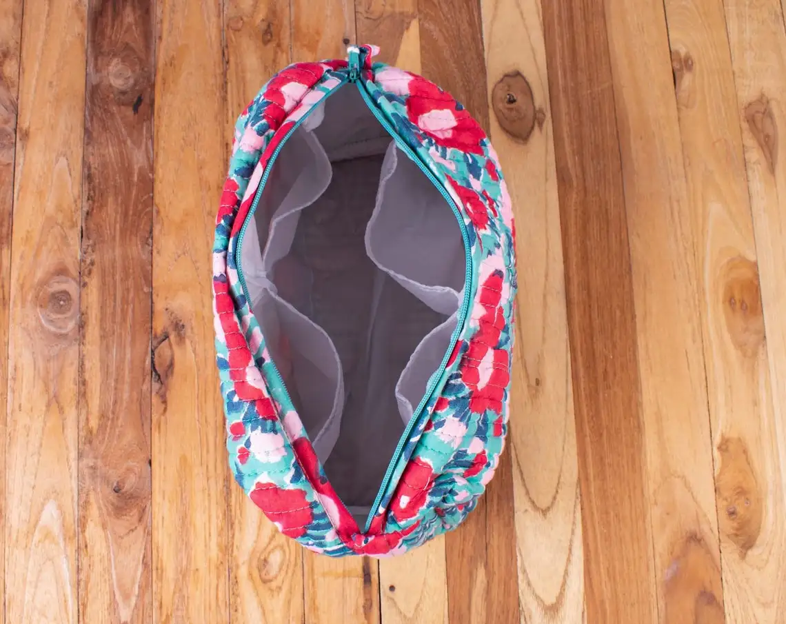 Indian Handmade Cotton Quilting Water Proof Lining Multi Color Carry Pouch Hand Bag