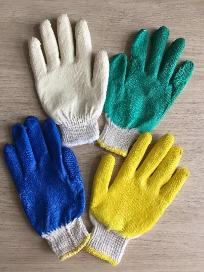 Resistant Non-slip Latex Industry Gloves - Safety Knitted Gloves - Vietnamese Hot Selling Workwear Gloves