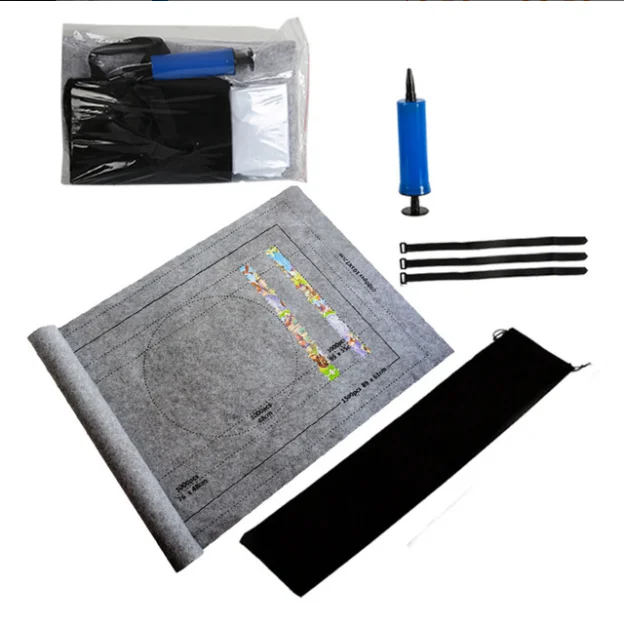 Convenient puzzle blanket non-slip surface matching puzzle induction box large puzzle felt storage