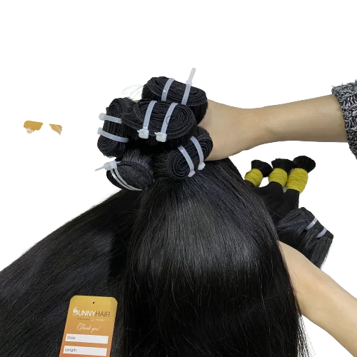 
Best Choice Straight 100% Virgin Vietnamese Human Hair Extensions Machine Super Double/ Double / Single Weft 