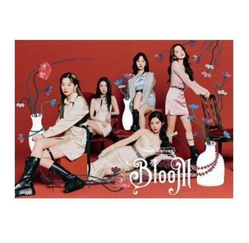 Альбом KPOP KIDOL красный бархатный японский альбом Bloom ограниченная версия CD +