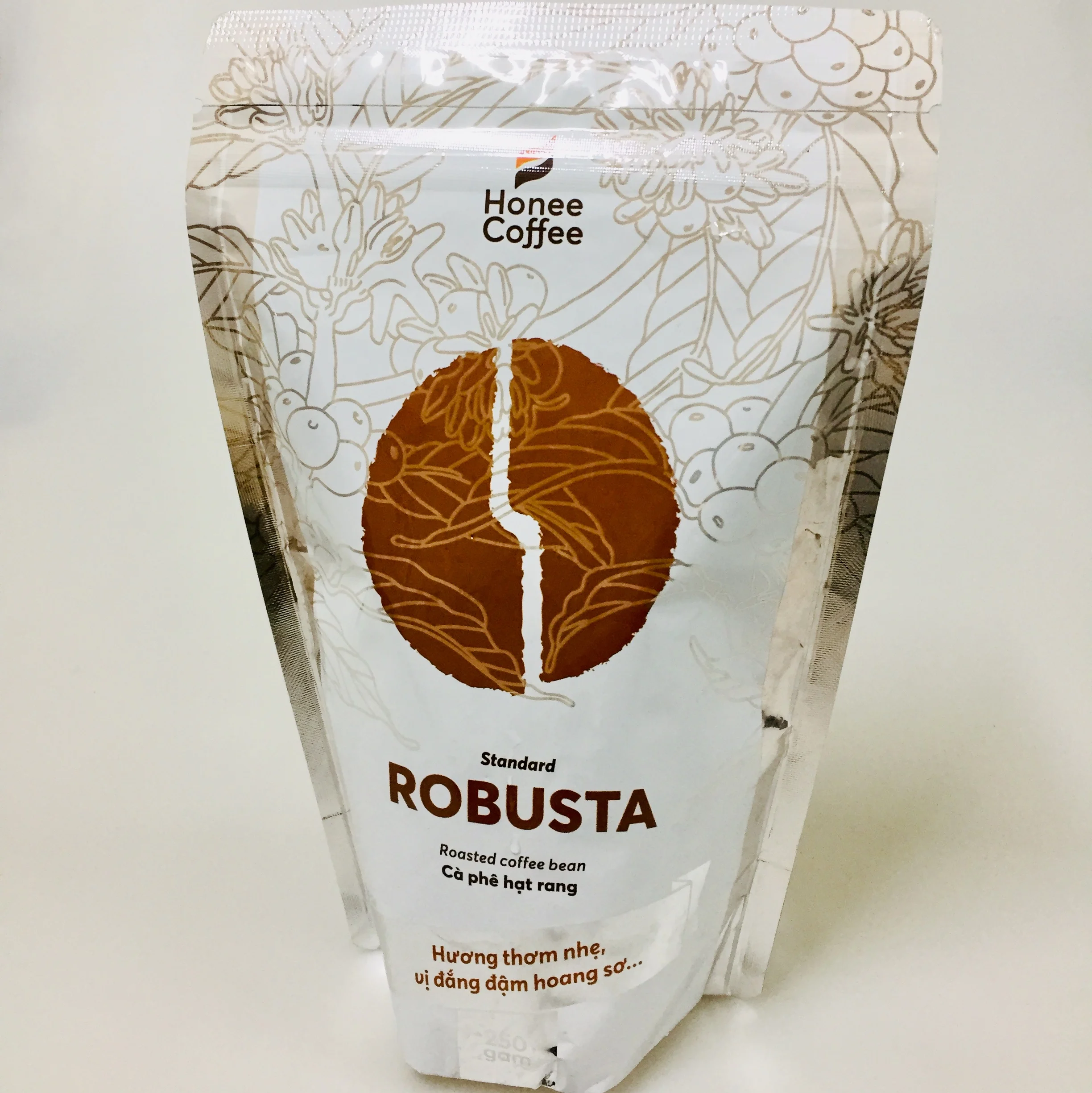 Honee кофе-робуста жареные кофейные зерна высокого качества оригинальные 250
