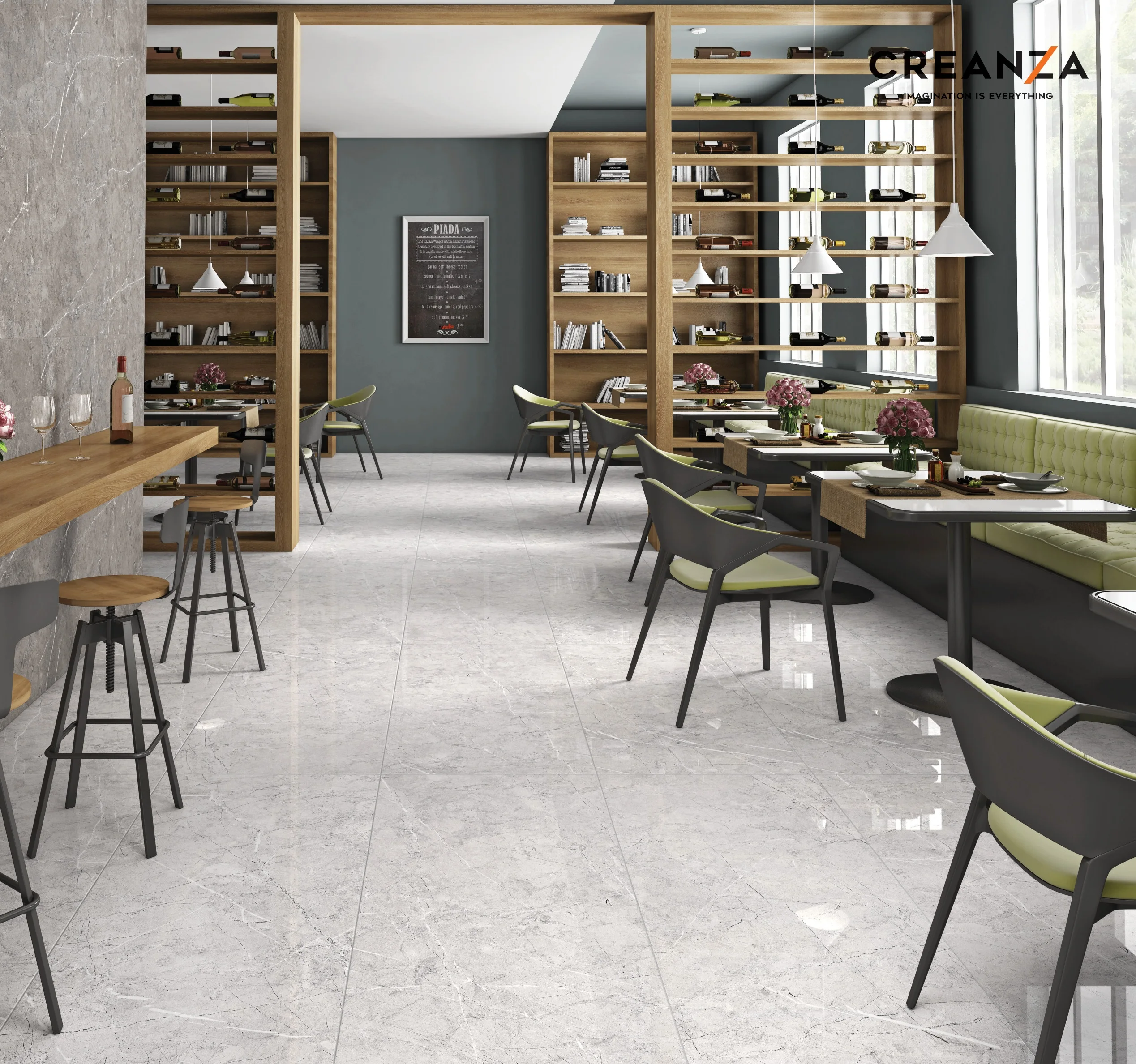 Белая мраморная напольная плитка 600x1200 мм современная настенная и для ванной комнаты виллы