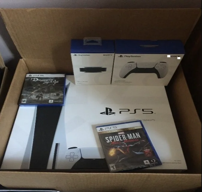 
Brand New playstaton5 In Stock 1TB 2TB Console, 5 GAMES & 2 Controllers 