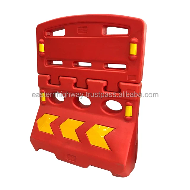 Portable Water/Sand Filled Reflective Road Safety Barrier with Extension (Plastic Jersey Barrier)
