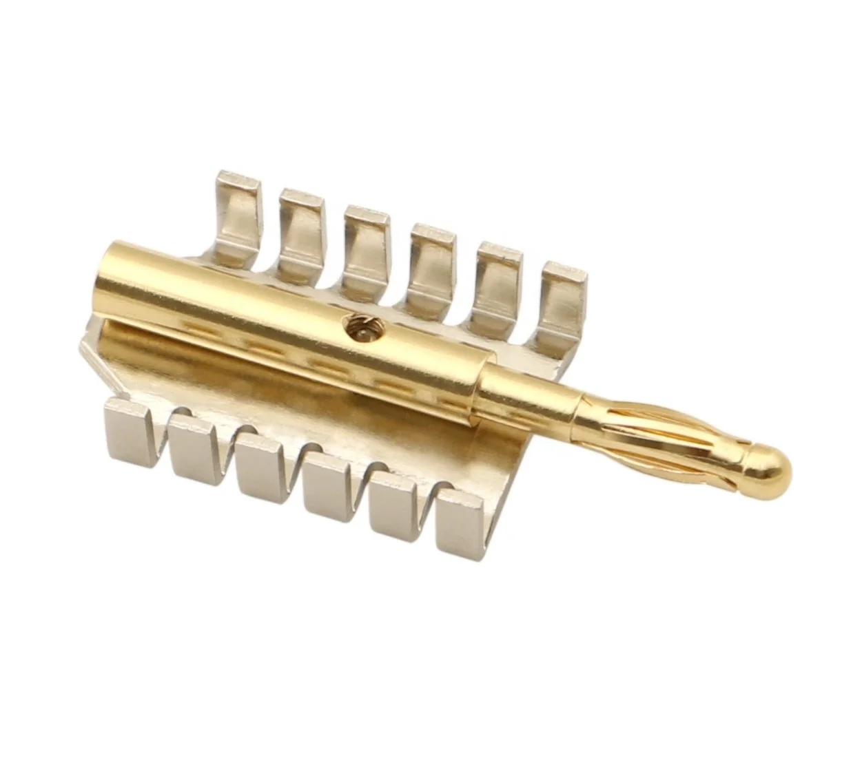 4mm Male Female Gender gold plated brass bullet Connector Banana Plug Jack