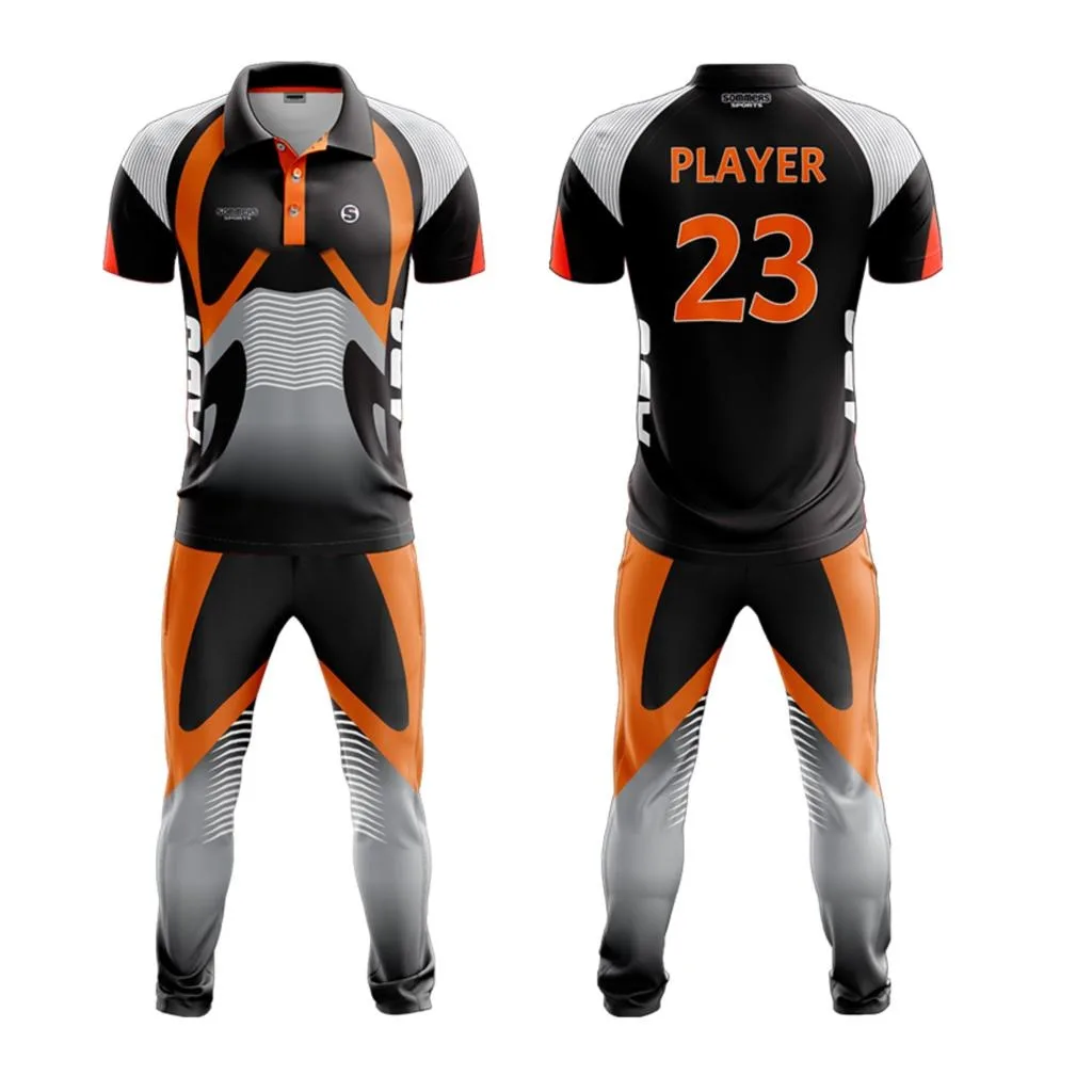 New Model Cricket Pattern Custom Design Uniforms cricket kits sublimation 2021