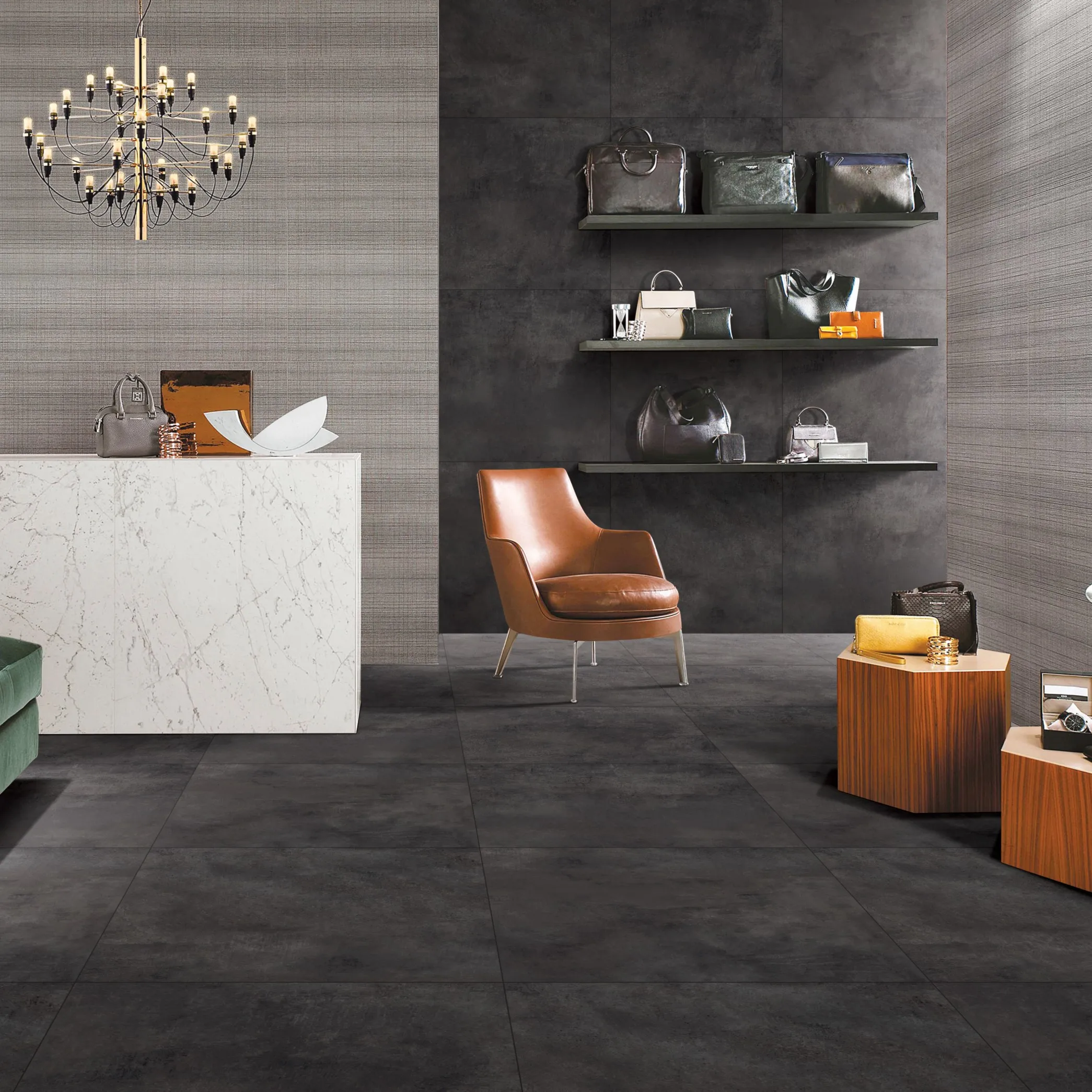 Темно-серая цементная напольная плитка, плитка для пола в деревенском стиле, керамическая плитка для ванной комнаты, плитка для стен и пола 600x600 и 600x1200