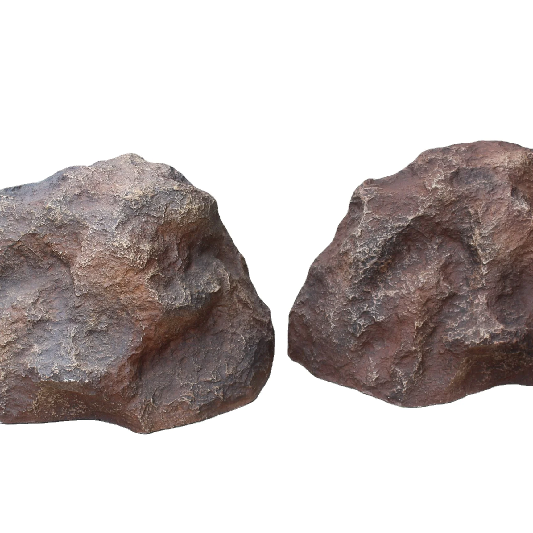 Fiberglass Set of stones Molded unbreakable FRP Artificial Garden Rock stepping stone artificial river rock natural stone rock